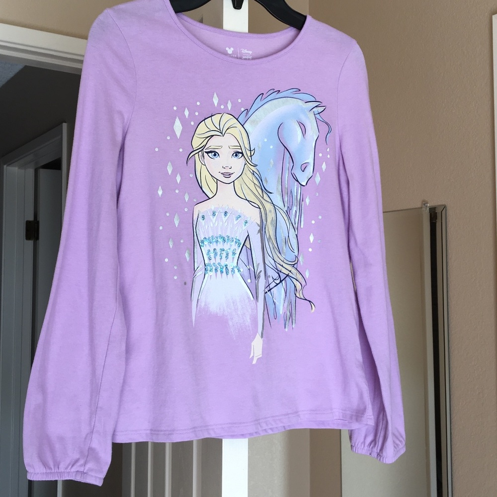 Disney Frozen Jumping Beans Elsa Girl’s Size 12 Top